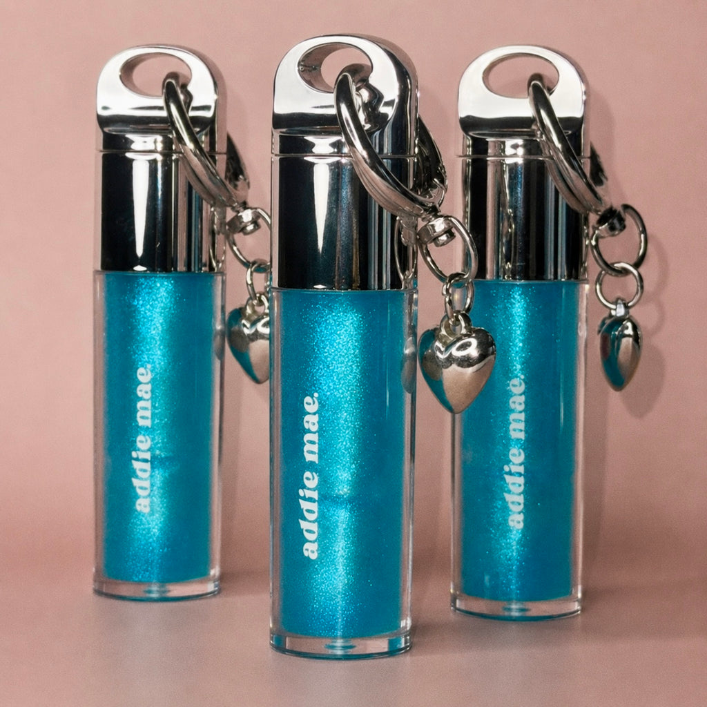 Blue Raspberry Keychain Lip Shine