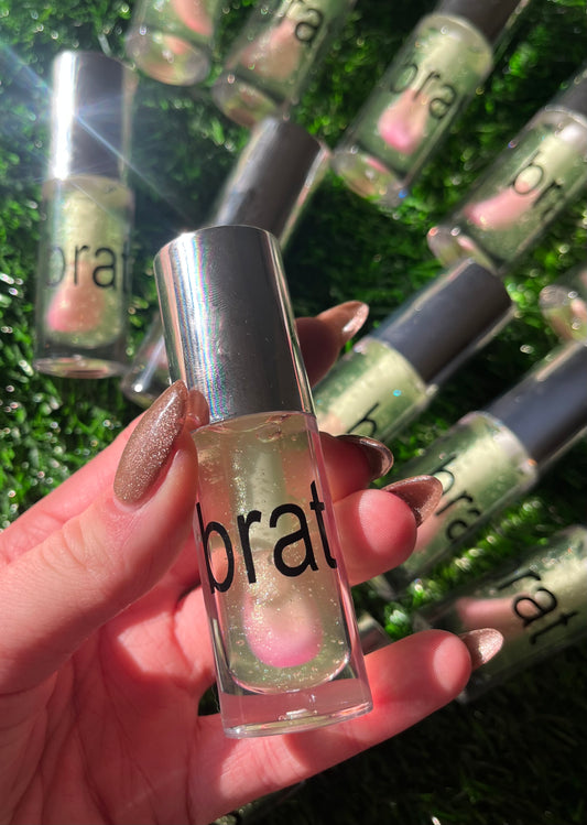 brat lip oil stain